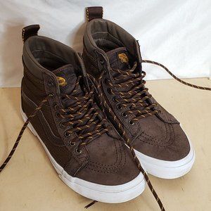 Vans Brown Old Skool Sk8Hi MTE Scotchgard Hiking Boot Shoe M 7 W 8.5